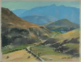 Allan Waite, Lake Hayes from Crown Terrace [Queenstown, NZ], Oil on Canvas
