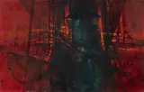Sun Myint, The Night, 1972, Oil on Canvas