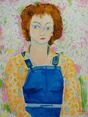 Victor Rubin, Noddie, 1977, Acrylic on Canvas