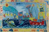 Auguste Blackman, Sydney or Bust, Mixed Media on Paper