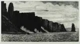 Jeffrey Makin, Cape Pillar, 2006, Etching 37/50