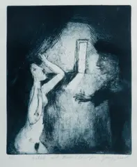 Garry Shead, Artist and Muse (Olympia), Aquatint A/P