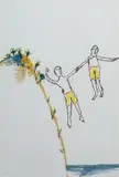 Sidney Nolan, Suicide of Two Boy Convicts,' from 'For the Term of His Natural Life,' series, Lithograph 48/100