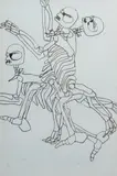 Sidney Nolan, Convict Skeletons' from 'For the Term of His Natural Life,' series, Lithograph 43/100