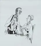 Max Mannix, Incredible Edibles, 1998, Pen & Ink