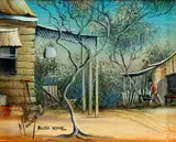 Max Mannix, Bush Home, Oil on Board