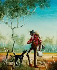 This'll Do Us by Max Mannix, Oil on Board, sold Mar 2024