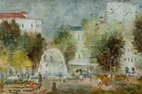 Wilmotte Williams, Across the Park, Kings X, Oil on Canvas Board