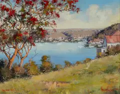 Kogarah Bay by Werner Filipich, 1994, Oil on Board, sold Mar 2024