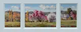 Werner Filipich, Spring (Triptych), Oil on Board