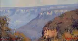 Werner Filipich, Jamison Valley [Blue Mountains], Oil on Board