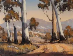 Gloucester [NSW] by Werner Filipich, Oil on Canvas on Board, sold Mar 2024