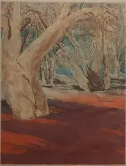 Max Miller, Umberumberka Creek, 1986, Etching with Aquatint 3/40