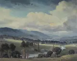 Ramon Ward-Thompson, Bong Bong Landscape, NSW, Oil on Canvas on Board