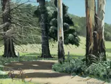 Herman Pekel, Morning Light - Healesville [VIC], 1975, Oil on Canvas on Board