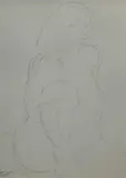 Sam Fullbrook, Nude Study, Pencil