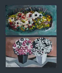 George Finey, (2), Oil on Board (2)