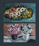 George Finey, (2), Oil on Board (2)