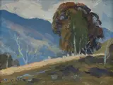 Leonard Long, In the Wee Jasper Hills [VIC], Oil on Board