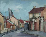 Mary Brady, Augustus Street, Newtown [NSW], 1960, Oil on Board
