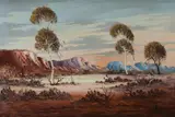 Henk Guth, In the MacDonnell Ranges, Central Australia, 1982, Oil on Canvas
