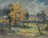 Dora Toovey, Goats, 1960, Oil on Canvas on Board