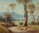 Leon Hanson, In the Goulburn Valley, Oil on Board