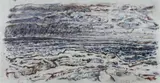 Merrick Fry, Coastal Landscape, 2007/08, Mixed Media on Paper