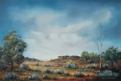 Eric John Minchin, Langawirra Outcrop, 1981, Oil on Canvas on Board