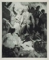 Booty by Norman Lindsay, 1937, Etching, Engraving & Stipple (Proof), sold Mar 2024