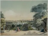 François Cogné, Botanical Gardens (1863), Printed by Charles Troedel for 'The Melbourne Album'