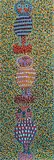 Patrick Kunoth Pwerle, Three Owls, Acrylic on Canvas