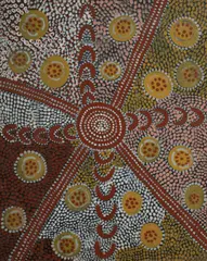Old Mick Tjakamarra, Honey Ant Dreaming, 1976, Acrylic on Canvas Board