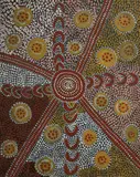 Old Mick Tjakamarra, Honey Ant Dreaming, 1976, Acrylic on Canvas Board
