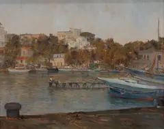 Antonio D'urso, Ischia Porto [Italy], Oil on Ply