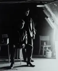 Astrid Kirchherr, George Harrison and John Lennon in Hamburg, 1962, Silver Gelatin Photograph