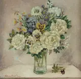 Adrian Feint, Still life - White Bouquet