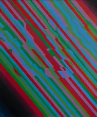 Col Jordan, Pronouns III, 1973, Acrylic on Linen