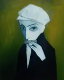 Robert Dickerson, The Busker, 1972, Oil on Canvas