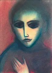 Study of a Boy by Robert Dickerson, Pastel, sold Nov 2023