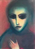 Robert Dickerson, Study of a Boy, Pastel