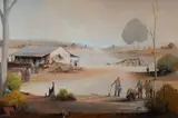 Ric Elliot, After a Drought - The Ridge, 1985, Oil on Board