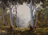 Kevin Best, Mountain Forest Whispers, Oil on Canvas