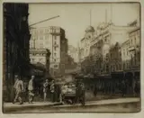 A E Warner, Hunter St [Sydney], Etching 5/75