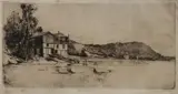 Sydney Long, Palm Beach, Etching 5/30