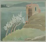 Ethleen Palmer, Spring, Middle Harbour, 1938, Colour Linocut 1/30