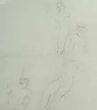 Study for the Watercolour 'Olympus by Norman Lindsay, 1934, Pencil, offered Nov 2023