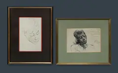 (2) by Donald Friend, Pen & Ink Drawings (2), offered Nov 2023