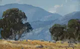 Leonard Long, Wee Jasper Hills, N.S.W, 1983, Oil on Canvas on Board