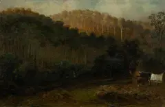 Peter Power, Settler's Camp, 1893, Oil on Board